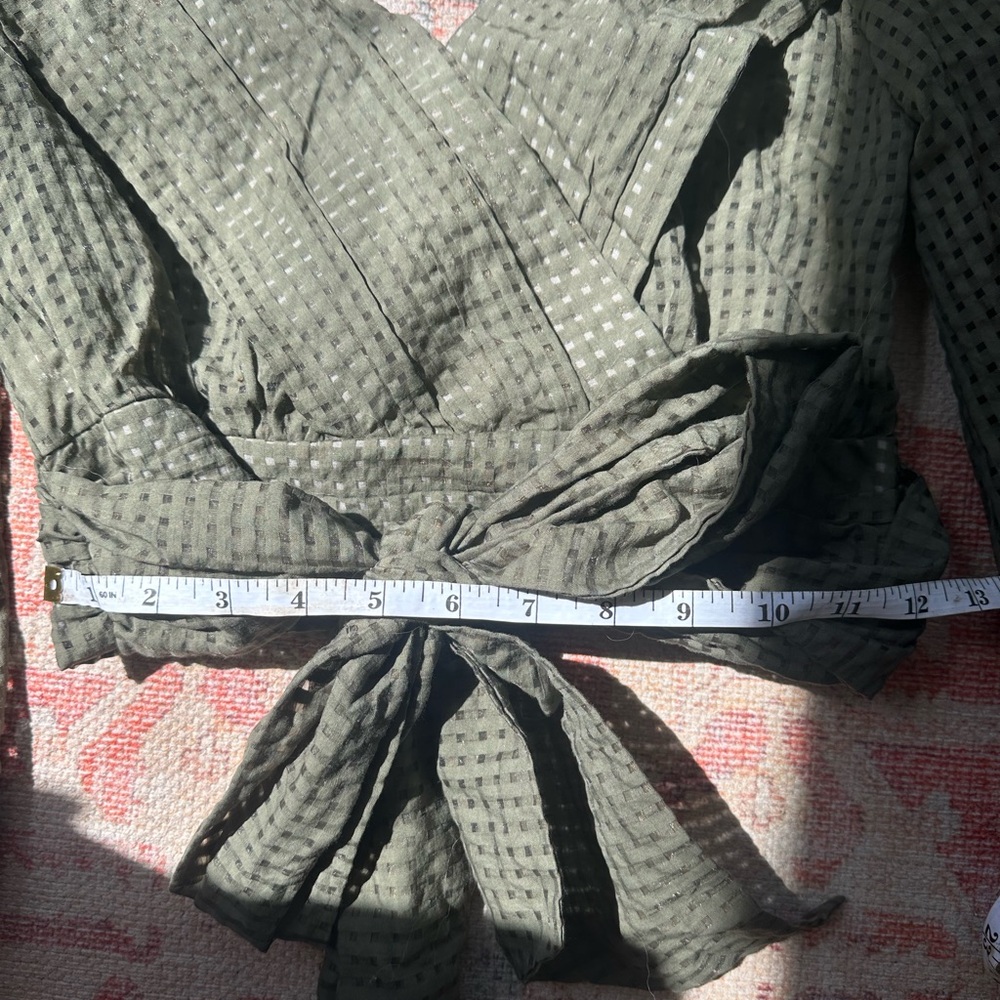 Elegant Green Top - Anthropologie - Picture 5 of 6